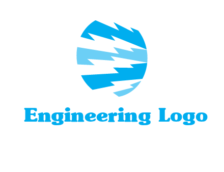 lightning bolts engineering logo