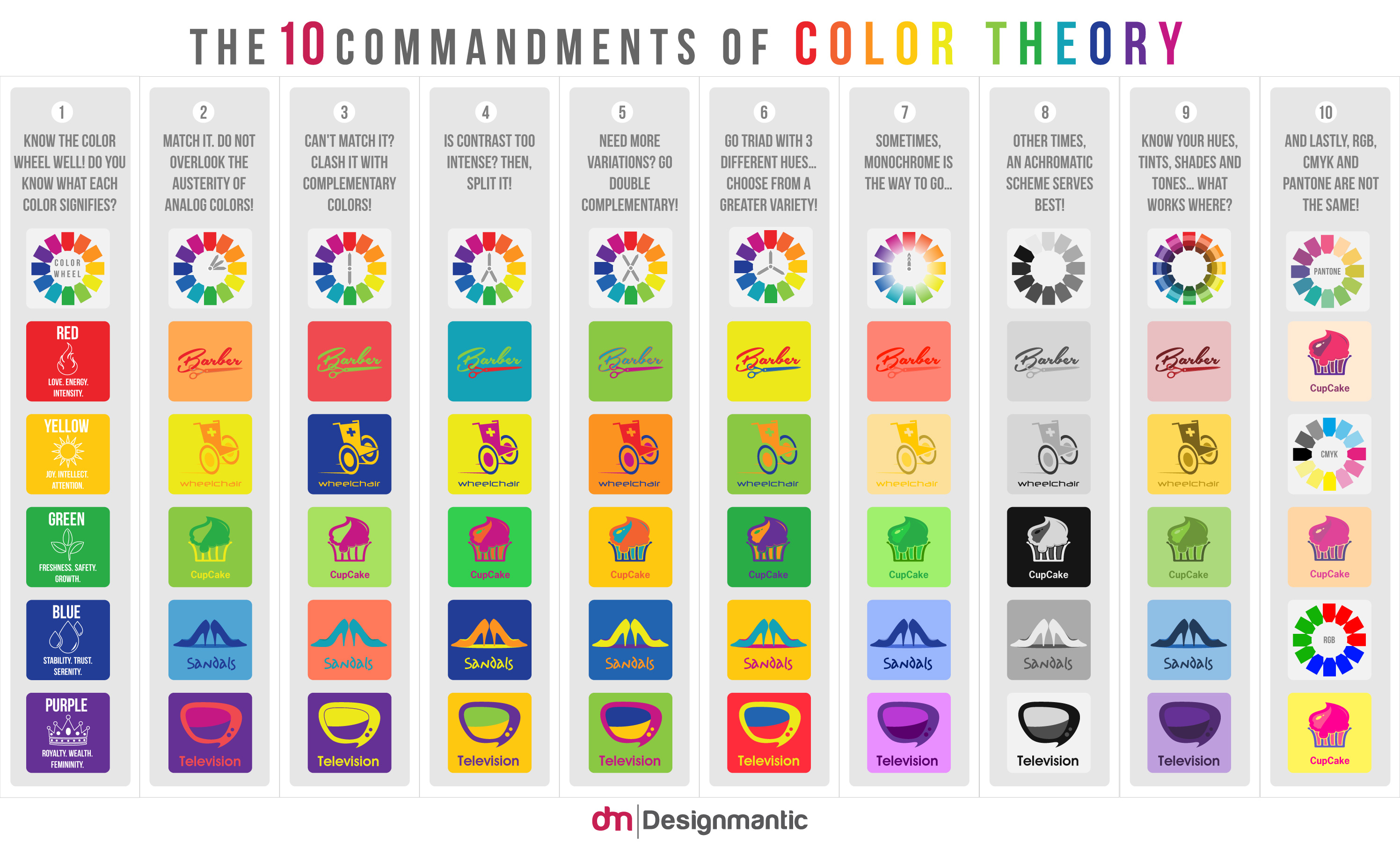 infographic color schemes