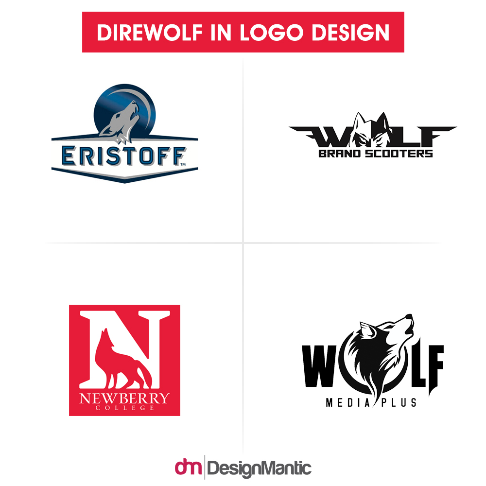 Direwolf nel design del logo
