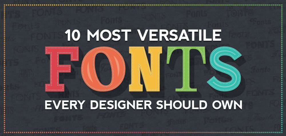 10 Versatile Fonts For Designers | DesignMantic: The Design Shop