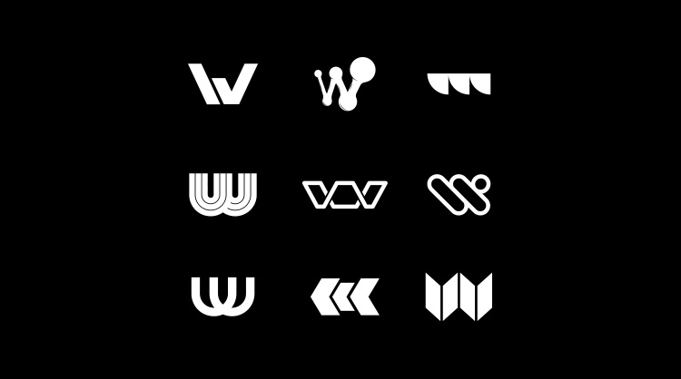 Option Monogram  Letter logo design, Text logo design, Branding design logo