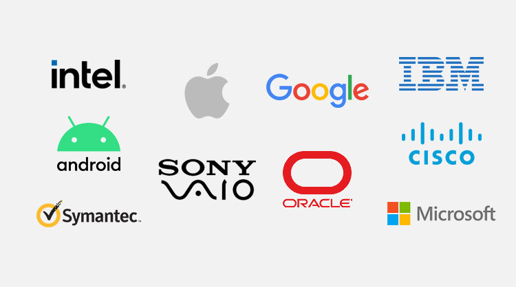 computer logos and names