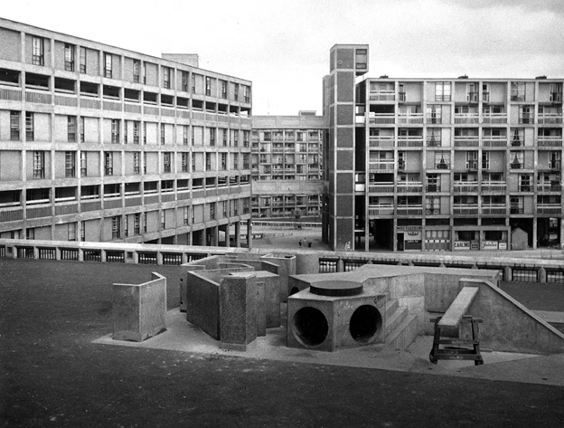 brutalist housing