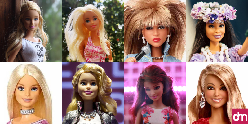 Barbie Doll collage