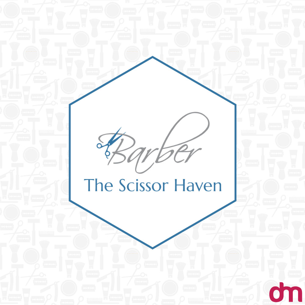 Iconic hair artist logo with script font