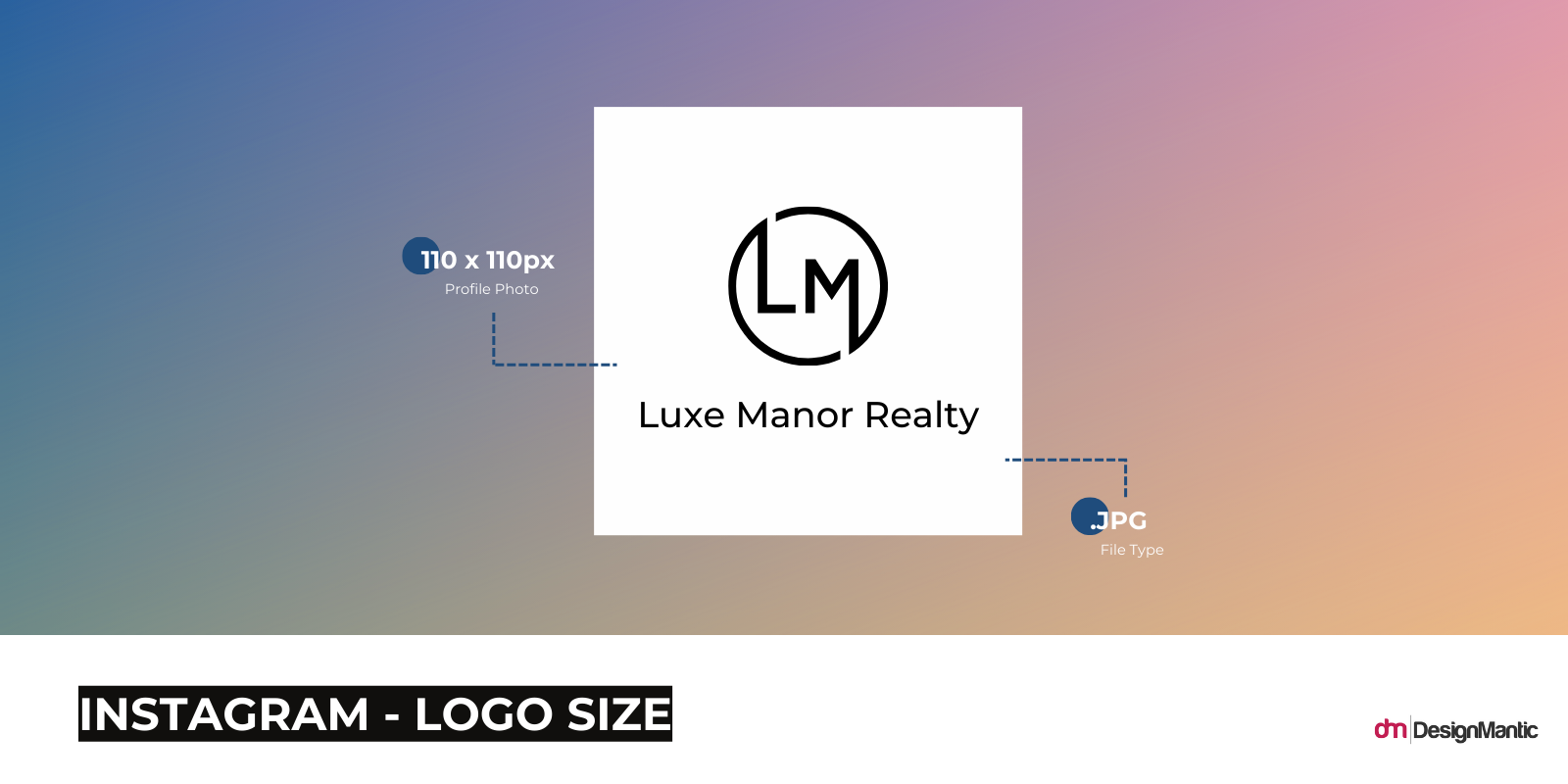 Instagram Logo Size