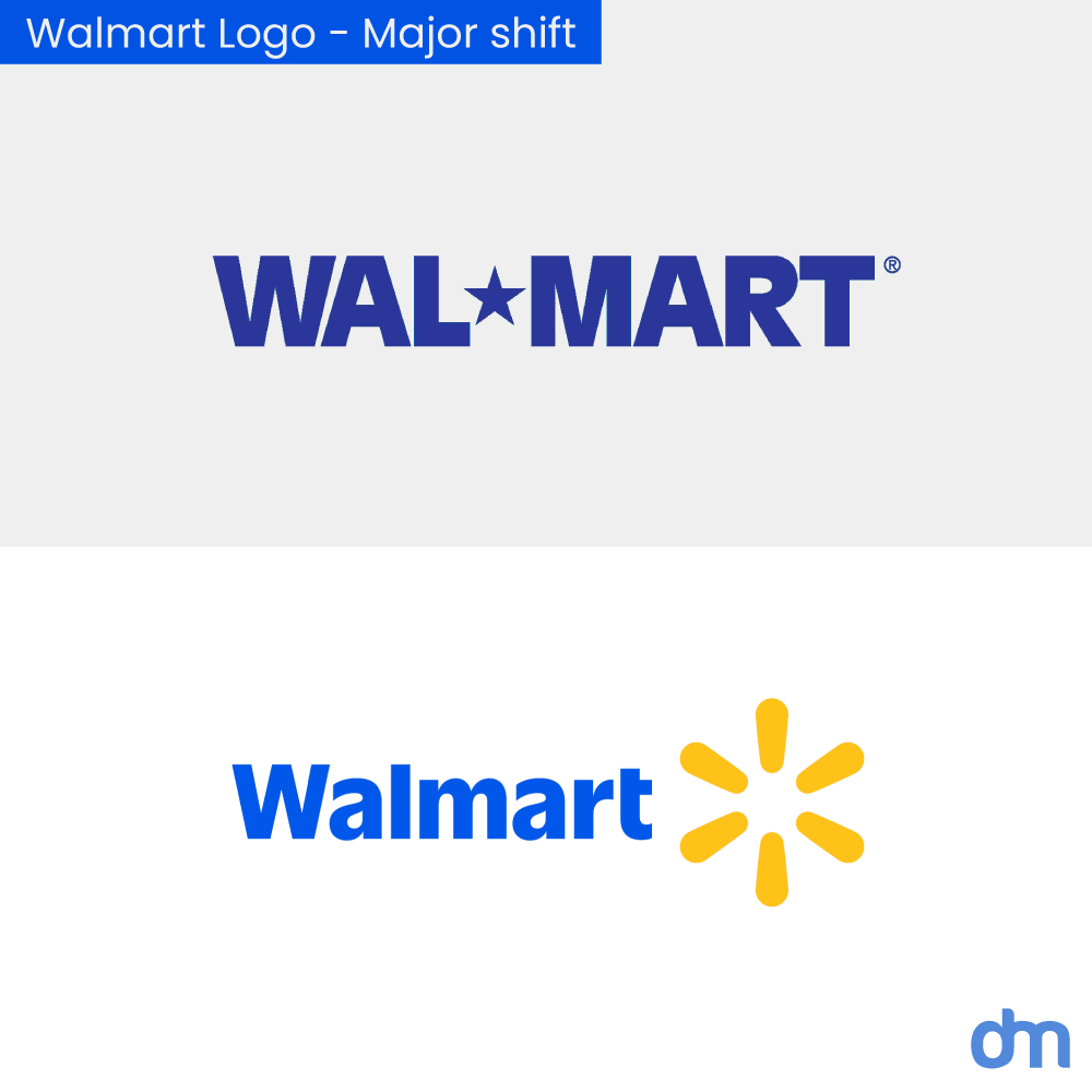 Walmart Logo - Major shift