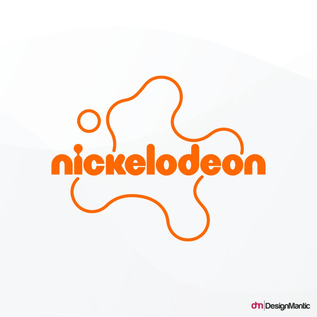 Nickelodeon logo - Neon Orange