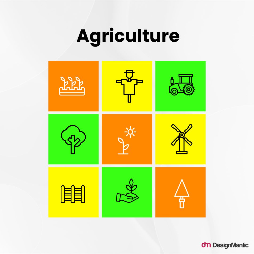 Neon Color Palette for Agriculture