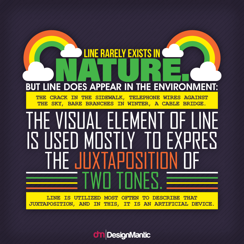 Line As A Visual Element In Graphic Design