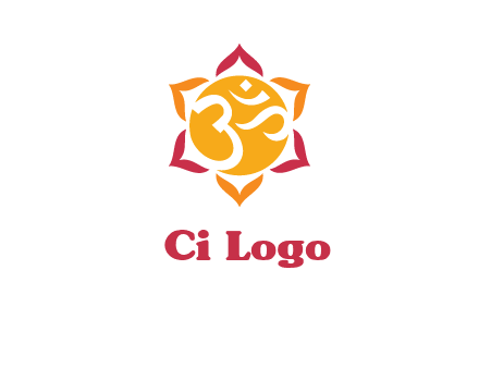 om religious logo