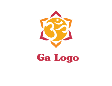 om religious logo