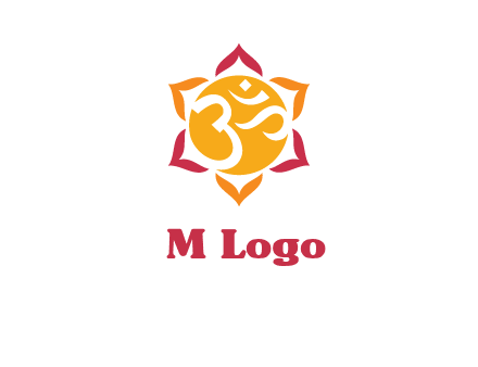 om religious logo