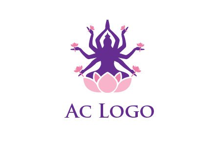 multi armed goddess logo