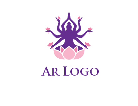 multi armed goddess logo