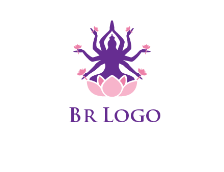 multi armed goddess logo