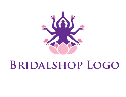 multi armed goddess logo