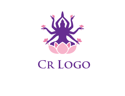 multi armed goddess logo