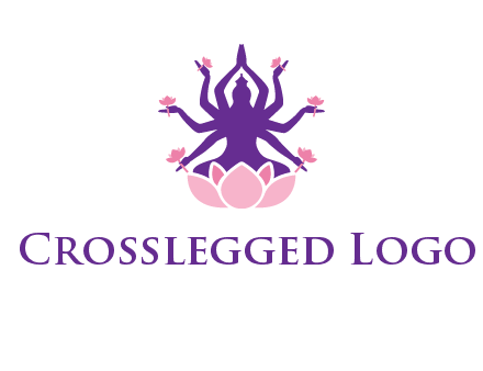 multi armed goddess logo