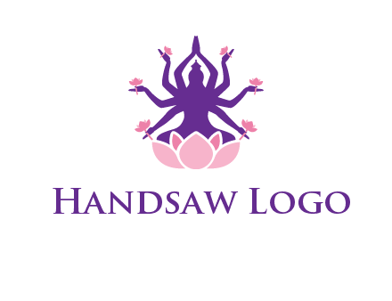 multi armed goddess logo