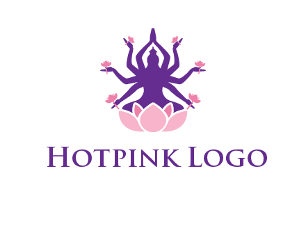 multi armed goddess logo