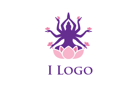 multi armed goddess logo