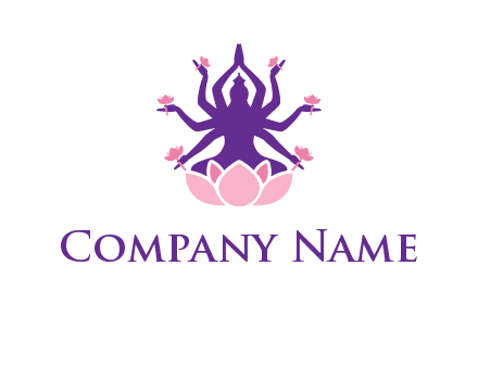 multi armed goddess logo