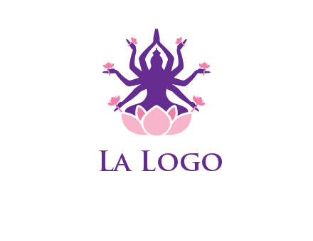 multi armed goddess logo