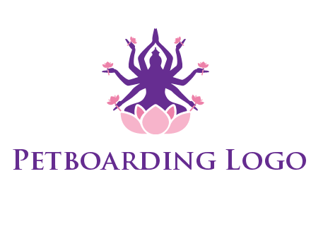 multi armed goddess logo