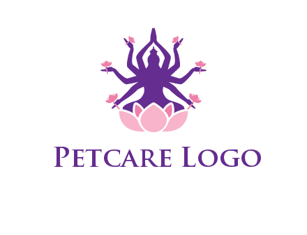 multi armed goddess logo