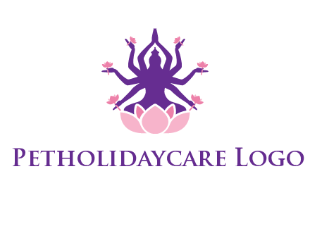 multi armed goddess logo