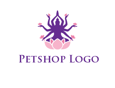 multi armed goddess logo