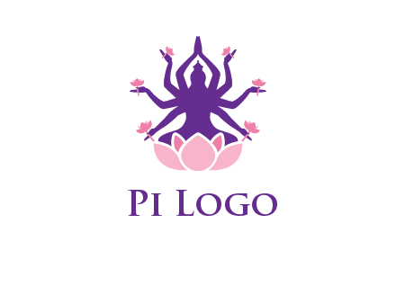 multi armed goddess logo