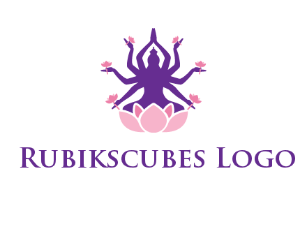 multi armed goddess logo