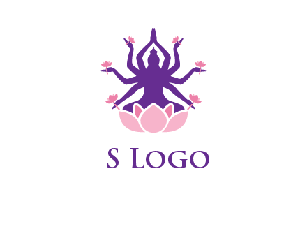 multi armed goddess logo