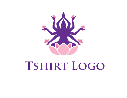 multi armed goddess logo