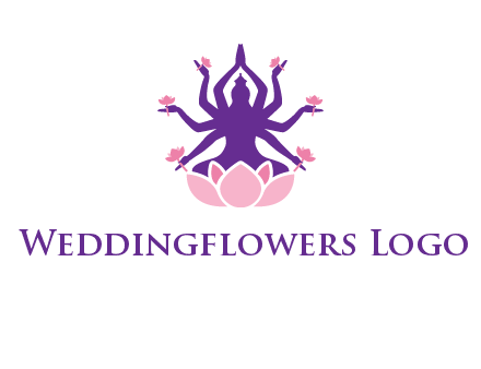 multi armed goddess logo