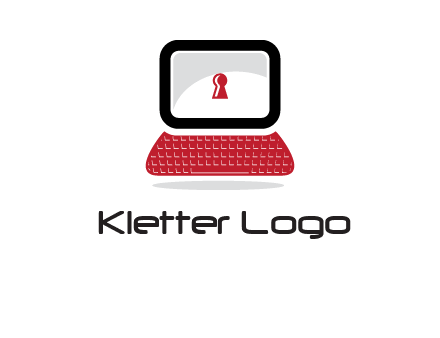 laptop security computer logo