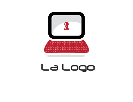 laptop security computer logo