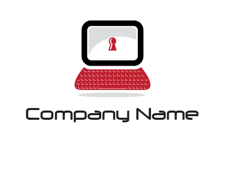 laptop security computer logo