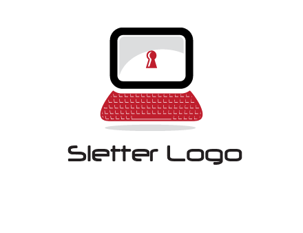 laptop security computer logo