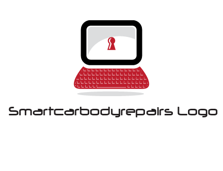 laptop security computer logo