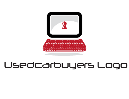 laptop security computer logo