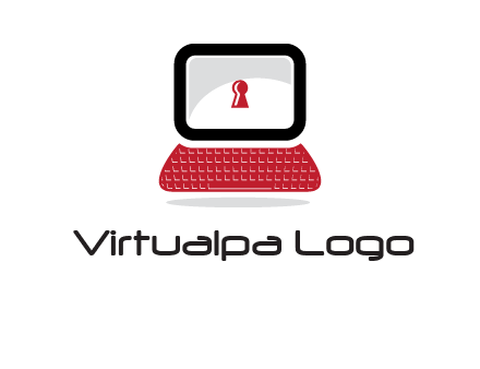 laptop security computer logo