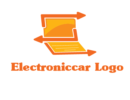 direction in laptop logo