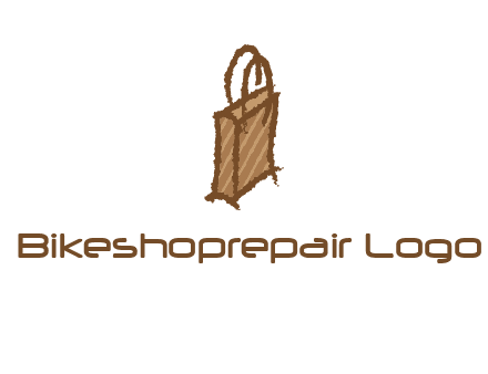 grunge shopping logo