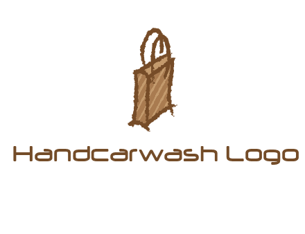 grunge shopping logo