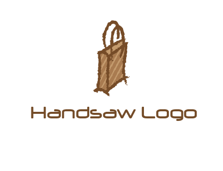 grunge shopping logo