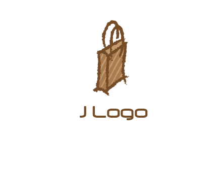 grunge shopping logo