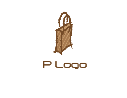 grunge shopping logo